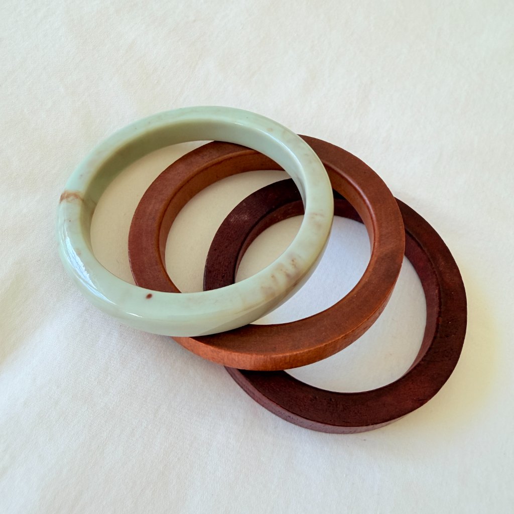Zara Stackable Bangles Set Of 3 25$